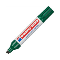 Перманентный маркер Edding 500/5 зеленый, 2-7 мм, скошенный наконечник 1183221