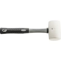 Молоток (киянка) HARDY резиновый, 65мм, ручка 2K, белый 2028-900065