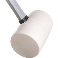 Молоток (киянка) HARDY резиновый, 75мм, ручка 2K, белый 2028-900075