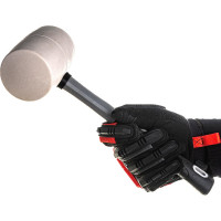 Молоток (киянка) HARDY резиновый, 75мм, ручка 2K, белый 2028-900075