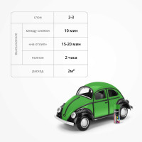 Эмаль универсальная акриловая KUDO RAL 6018 салатовая высокоглянцевая KU-A6018