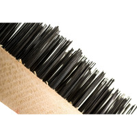 Металлическая щетка DolleX 6-ти-рядная, с деревянной ручкой BRW-06