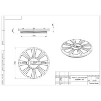 Крышка POLIMER GROUP КН 780 черная AK08010101
