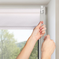 Рулонная штора PRAKTO Shantung 60х160см белый 7792225