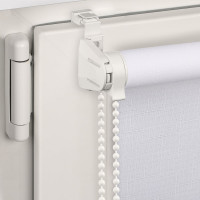 Рулонная штора PRAKTO Shantung 60х160см белый 7792225
