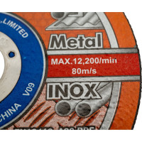 Круг отрезной Metal/Inox (125х1.2х22 мм; Тип 41; A 30; RBF) INGCO MCD121251