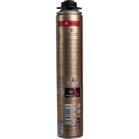 Огнестойкая профессиональная монтажная пена Sila Pro B1 Firestop, 45л, 750 мл SPFR45