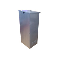 Разборный шкаф для газового баллона Петромаш на 1 баллон, серый 01901