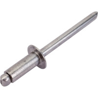 Вытяжная заклепка ZAMETAL 4,8x12 нержавеющ. сталь, DIN 7337, A2, уп. 500 шт. ZA519740
