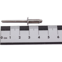Вытяжная заклепка ZAMETAL 4,8x12 нержавеющ. сталь, DIN 7337, A2, уп. 500 шт. ZA519740