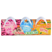 Ароматизатор 3в1 NEW GALAXY гелевый, 3 шт. по 60 грамм, бабл гам/океанская свежесть/цитрус 794-532