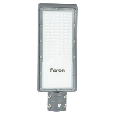 Уличный консольный светодиодный светильник FERON SP3034, 80W, 6400К, 10000Lm, IP65, черный, 41580