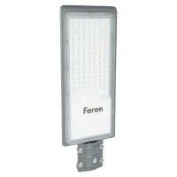 Уличный консольный светодиодный светильник FERON SP3034, 80W, 6400К, 10000Lm, IP65, черный, 41580