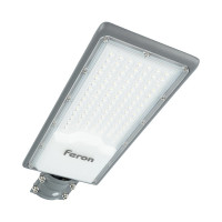 Уличный консольный светодиодный светильник FERON SP3034, 80W, 6400К, 10000Lm, IP65, черный, 41580