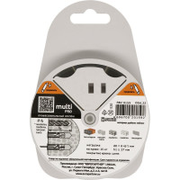 Дюбель ЕВРОПАРТНЕР MULTI 8 + крюк-шуруп, L-образный, d4,1 х L60 ZN 8 шт. RB2 0159