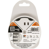 Дюбель ЕВРОПАРТНЕР MULTI 5 + петля-шуруп, L16 х d3,5 х d6 ZN, 15 шт. RB2 0148