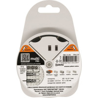 Дюбель ЕВРОПАРТНЕР MULTI 6 + крюк, L-обр., d3,9 х L40, ZN, 15 шт. RB2 0149