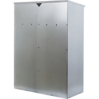 Шкаф для газовых баллонов Петромаш на 2 баллона, разборный, серый 01899