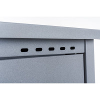 Шкаф для газовых баллонов Петромаш на 2 баллона, разборный, серый 01899