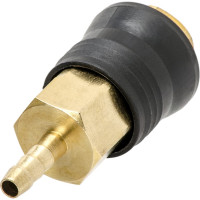 Соединение быстроразъемное на шланг (6 мм; латунь) INTERTOOL PT-1811