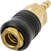 Соединение быстроразъемное на шланг (6 мм; латунь) INTERTOOL PT-1811