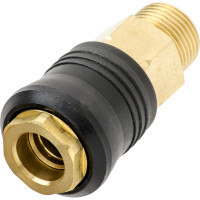 Соединение быстроразъемное с наружной резьбой (3/8"; латунь) INTERTOOL PT-1819