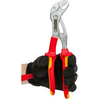 Переставные клещи Knipex Cobra, VDE, 50 мм (2"), 250 мм, хром, 2К ручки, KN-8726250SB