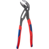 Переставные клещи Knipex Cobra, 50 мм (2"), 250 мм, серые, 2К ручки, KN-8702250SB