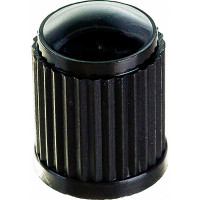 Набор черных пластиковых колпачков для ниппеля колеса, 4 шт MasterProf АС.010009