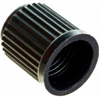 Набор черных пластиковых колпачков для ниппеля колеса, 4 шт MasterProf АС.010009