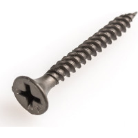 Саморез Daxmer ГКЛ по металлу усиленный 3,5х32 фосфатированный, короб 1 кг 00000335578