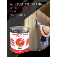 Эмаль Poli-R 9103 (чёрная; 0.85 кг) 11782