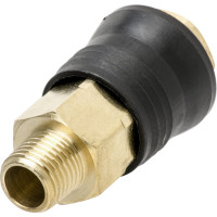 Соединение быстроразъемное с наружной резьбой (1/4"; латунь) INTERTOOL PT-1815