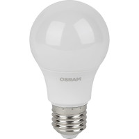Светодиодная лампа OSRAM LED Value, A. E27, 560Лм, 7Вт, замена 60Вт, 3000К, теплый белый свет 4058075577893