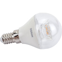 Светодиодная лампа OSRAM LED STAR, P, шар, 5.4Вт, E14, 470 Лм, 3000 К, теплый белый свет 4052899971622