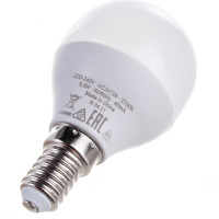 Светодиодная лампа OSRAM LED STAR, P, шар, 5,5 Вт, E14, 470 Лм, 2700 К, теплый белый свет 4052899971615