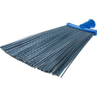 Плоская веерная пластиковая метла Спец средняя (без чер. d 25мм) КПБ-219628