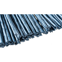 Плоская веерная пластиковая метла Спец средняя (без чер. d 25мм) КПБ-219628