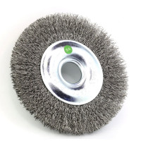 Щетка дисковая EuroBrush 13-095 Д125*20*22,2 на УШМ, ворс гофр нерж сталь 0,30 EB-MCST4