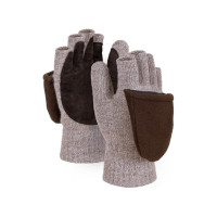 Утепленные полушерстяные рукавицы с откидывающимся клапаном БЕРТА размер 10 536-10(Р1782-Х)
