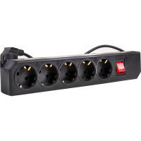 Сетевой фильтр АТЛАНТ ПВС 3х1,0 5гнезд 5м с выключателем 80030