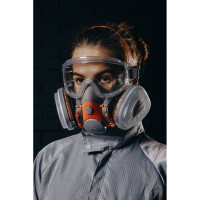 Комплект для защиты дыхания Jeta Safety полумаска из силикона, разм.L (большой) J-SET6500-L