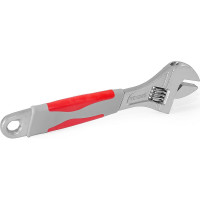 Разводной ключ INTERTOOL 200 мм, изолированная рукоятка, никелевое покрытие XT-0020