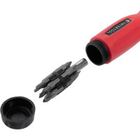 Реверсивная отвертка с комплектом насадок INTERTOOL 12ед VT-1003