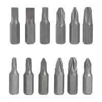 Реверсивная отвертка с комплектом насадок INTERTOOL 12ед VT-1003