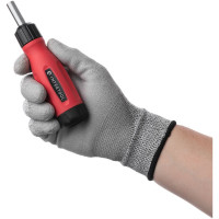 Реверсивная отвертка с комплектом насадок INTERTOOL 12ед VT-1003