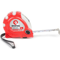Рулетка с фиксатором INTERTOOL Супер Магнит blister 5 м х 25 мм MT-0306