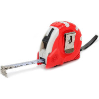 Рулетка с фиксатором INTERTOOL Супер Магнит blister 8 м х 25 мм MT-0308