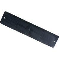 Силиконовая рамка номерного знака Dollex без адаптера, черная (уп. 2 шт.) SPL-265