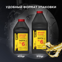 Тормозная жидкость WOG DOT 4, SL6, 0.5 л WGC0142